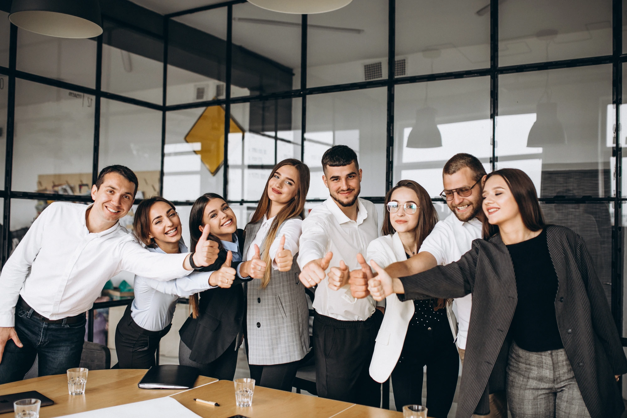 Equipo de colaboradores de una organización